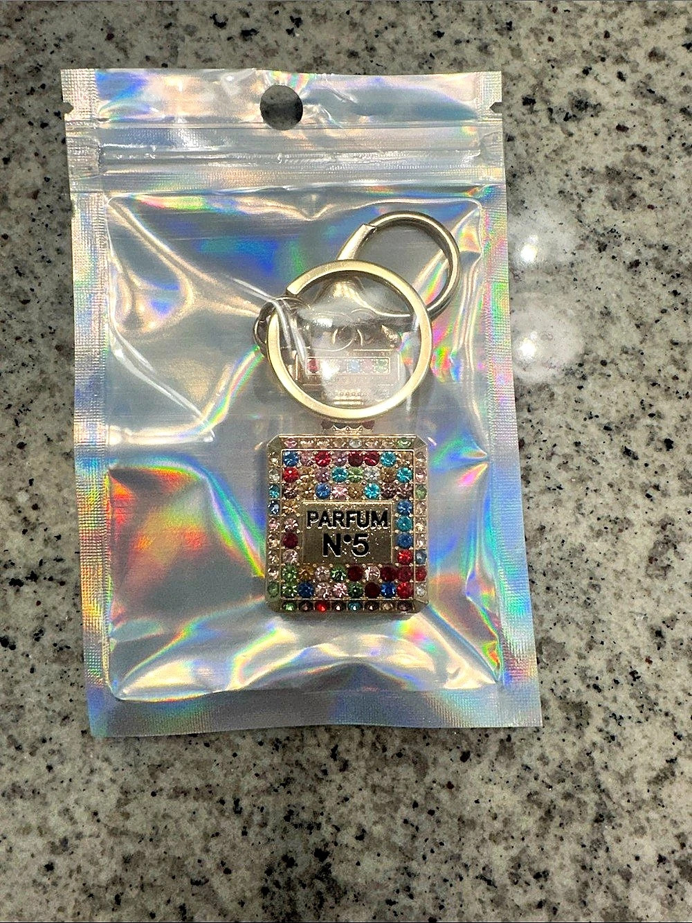 PARFUM N°5 Rhinestone Keychain